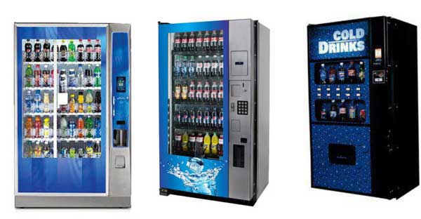 Drink Vending Machines - 3 Machines Types