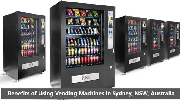 Vending Machines Sydney - collection 5 various sized machines