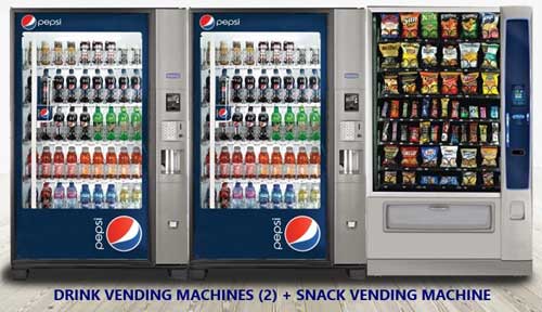 Drink vending machines Sydney and Snack vending machine Sydney