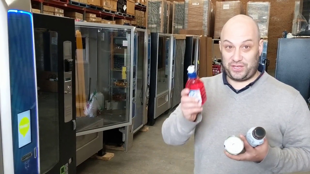 Cold drink vending machines at the Seven Hills showroom