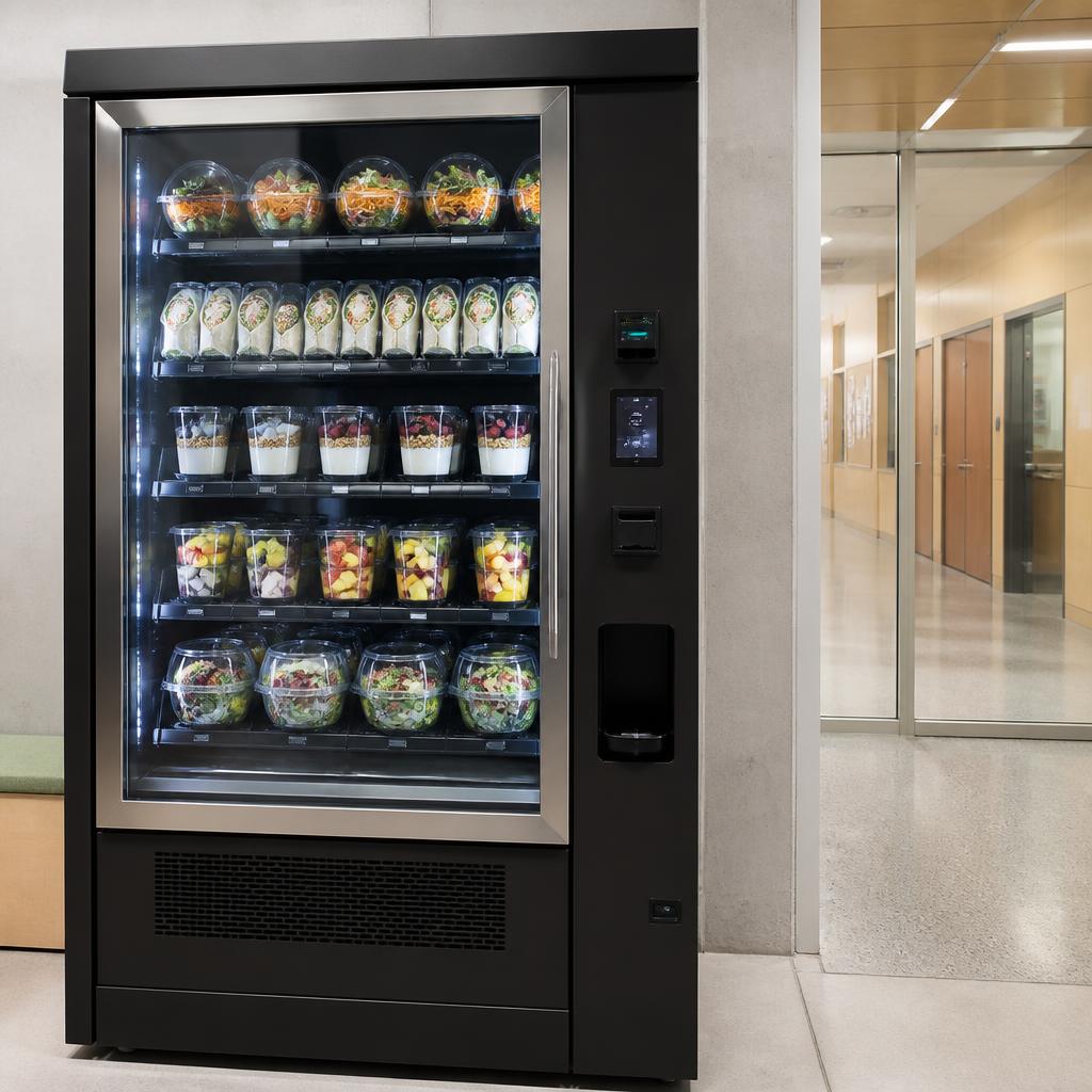 VMA Free Healthy & Fresh — South Brisbane Health & Campus free-placement vending machine available in Australia