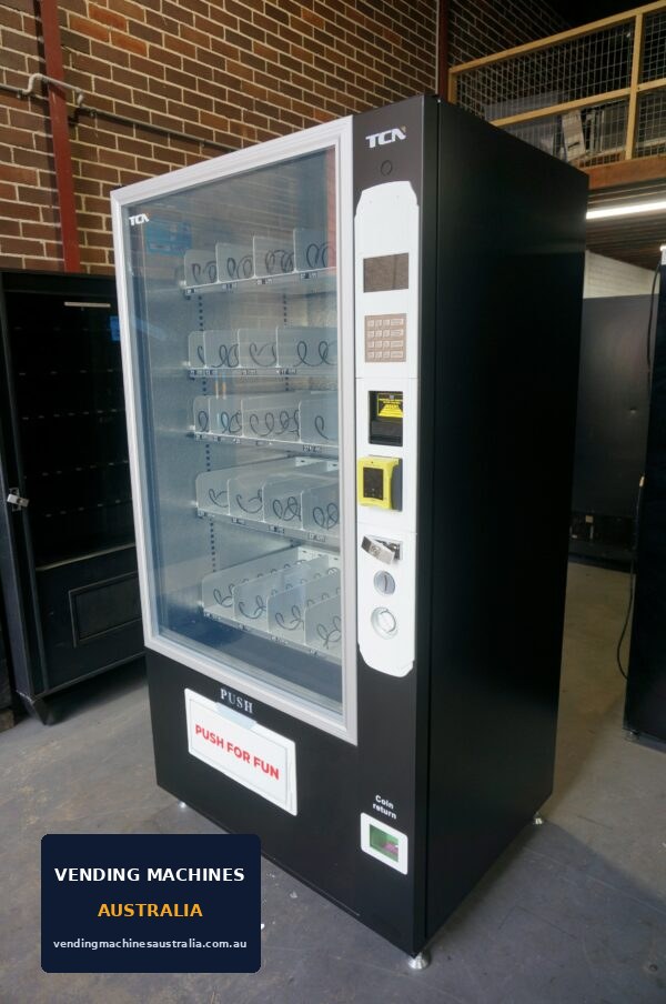 Photograph of 5 wide combo vending machine, unit reference 1182