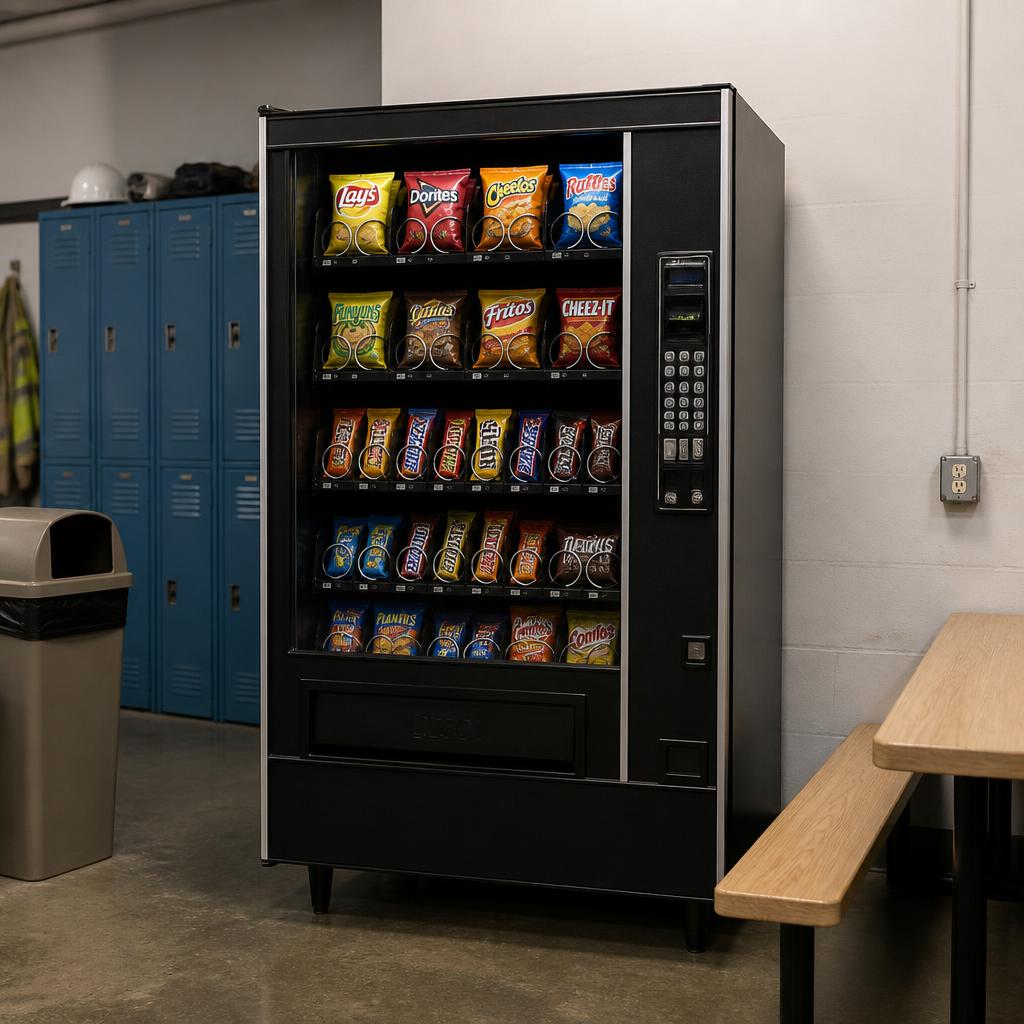 VMA Free Snack 45-Select — Perth FIFO & Depot free-placement vending machine available in Australia