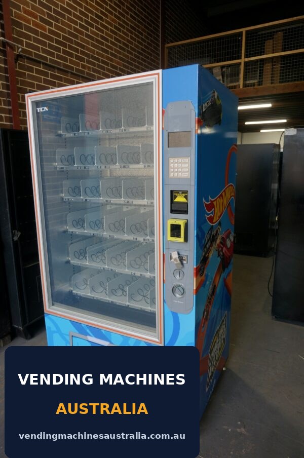 Photograph of 5 wide match box car vending machine, unit reference 1183