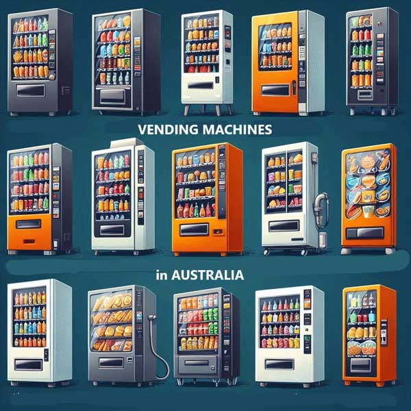 Vending Machines in Australia - 15 various vending machines